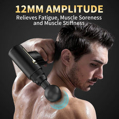 Sejoy Massage Gun Percussion Muscle Fascial Gun 10 Speed Deep Muscle Vibration Tissue Percussion Massager