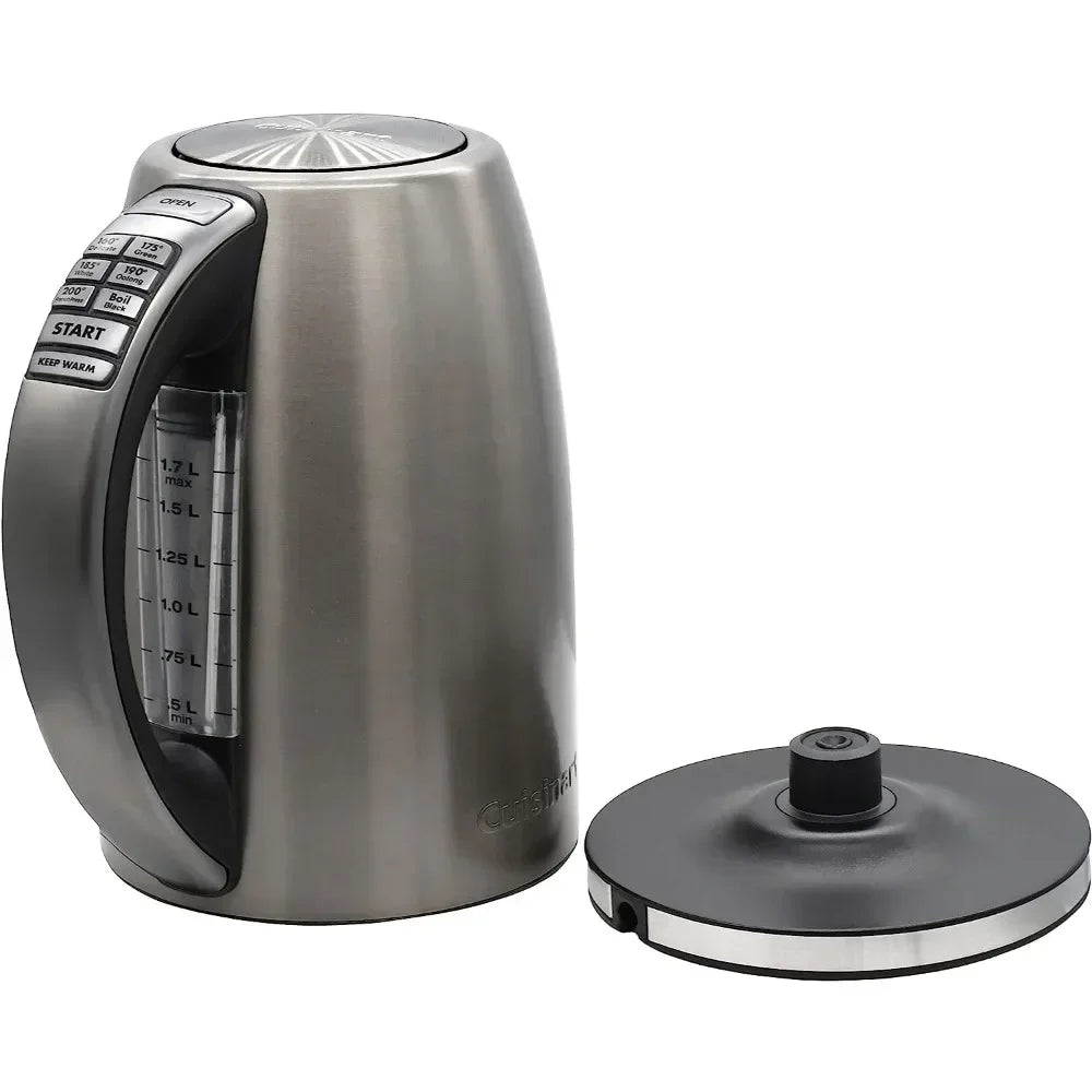 Cuisinart 1.7-Liter Stainless Steel Cordless Electric Kettle with 6 Preset Temperatures