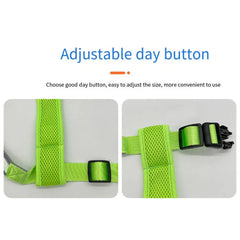 Adjustable LED Light Up Dog Harness Glowing Soft Pet Harness Leash Enhance Visibility Breathable LED Pet Collar