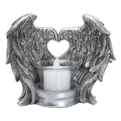 Candles Angel Wings Operated Holder Taper Flameless Decor Flickering Fake Wall Powered Light Memorial Tea Candle snuffer Scented