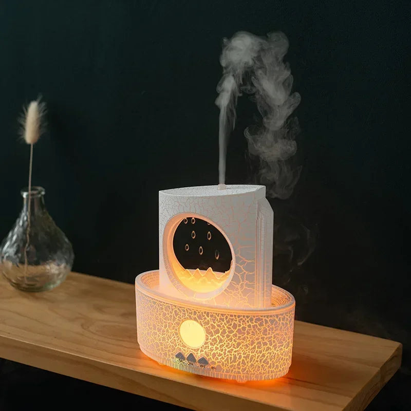 Rain Clouds Aroma Diffuser Air Humidifier Remote Control Ultrasonic Fragrance Atomizer with LED Nightlight Zen Raindrop Diffuser