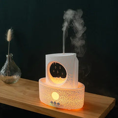 Rain Clouds Aroma Diffuser Air Humidifier Remote Control Ultrasonic Fragrance Atomizer with LED Nightlight Zen Raindrop Diffuser