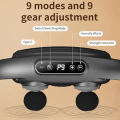 Whole body high frequency massager Muscle relaxation massager, 6 head and neck membrane massager 6 fascia gun